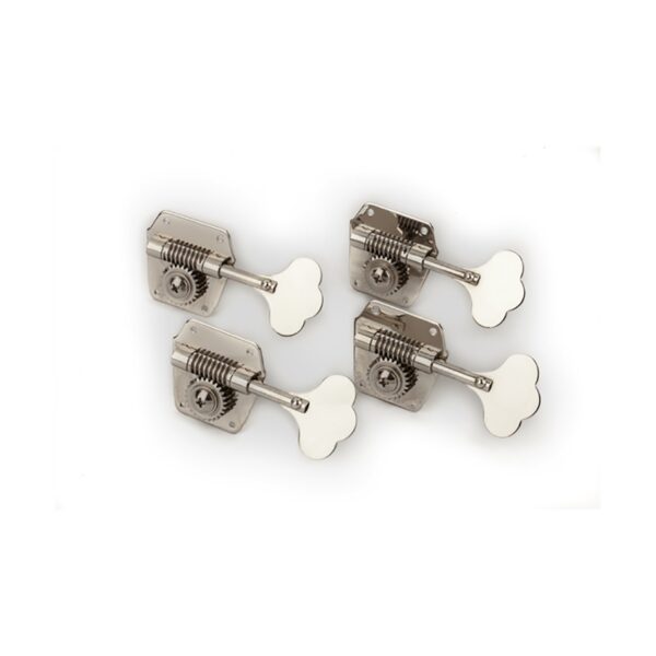 Fender Pure Vintage Bass Tuning Machines, Nickel (Set of 4)