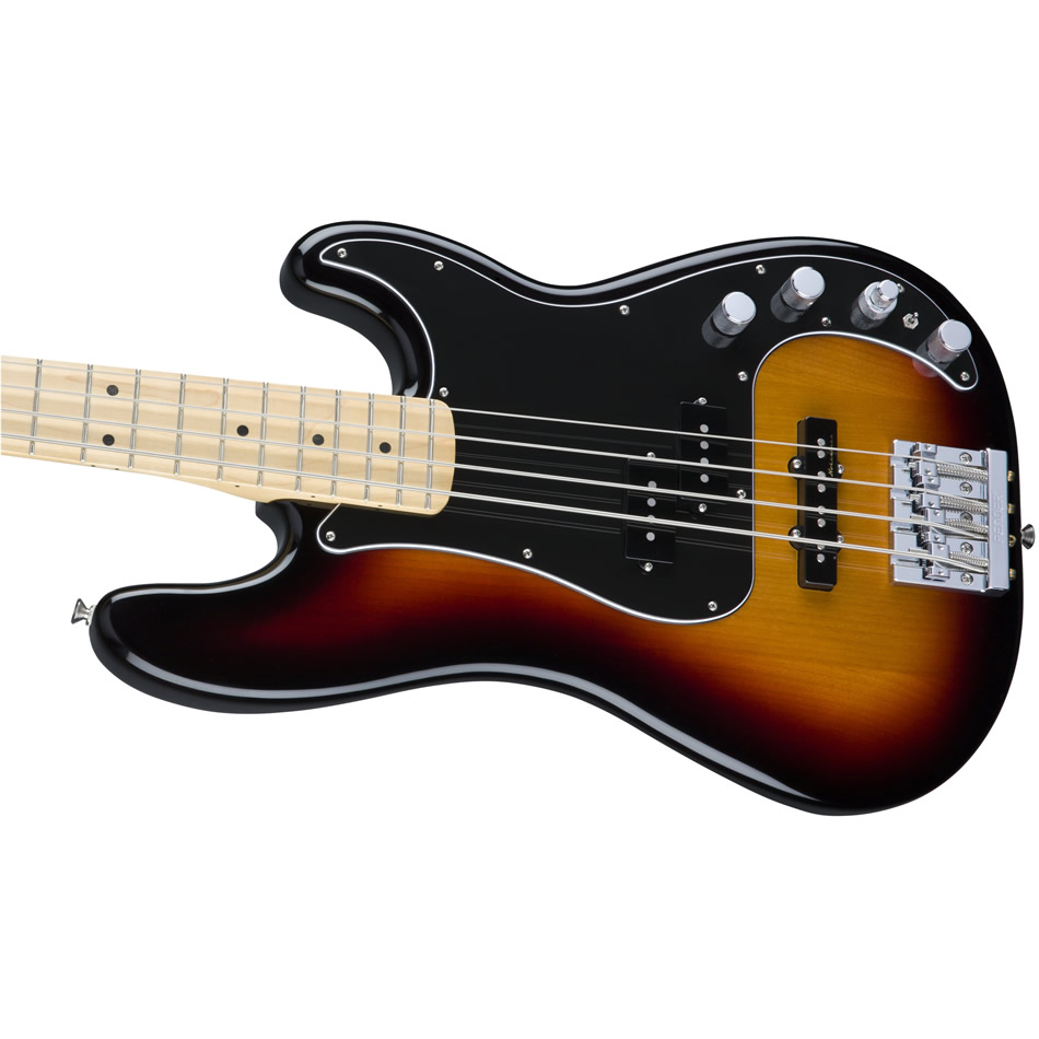 Fender Deluxe Active P Bass Special - 3-Tone Sunburst, Maple Board - Image 3