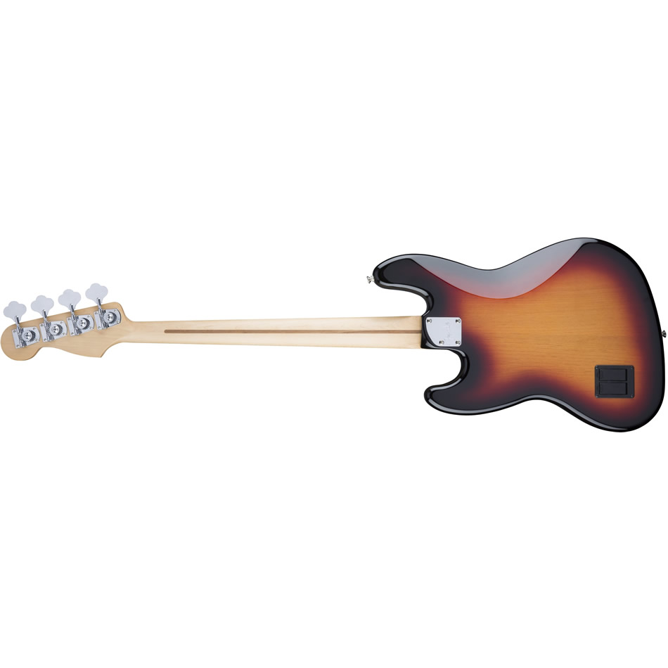 Fender Deluxe Active Jazz Bass - Maple Neck, 3-Tone Sunburst - Image 2