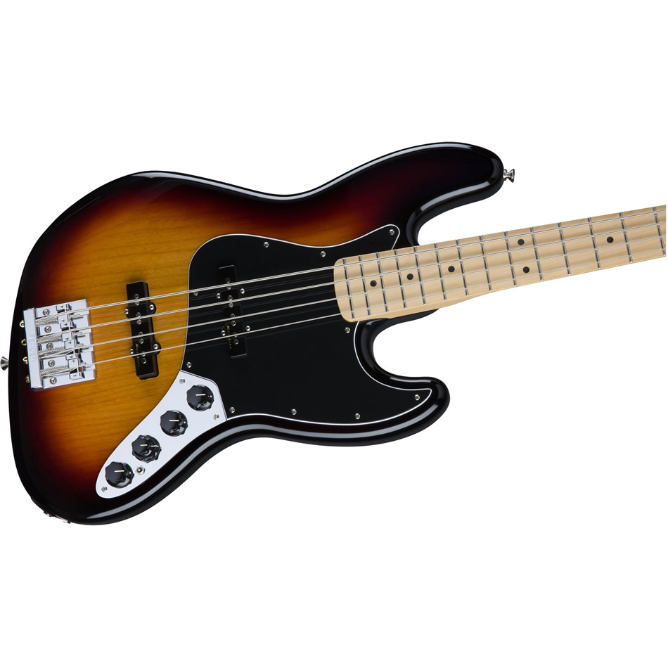 Fender Deluxe Active Jazz Bass Maple FB 3-Tone Sunburst
