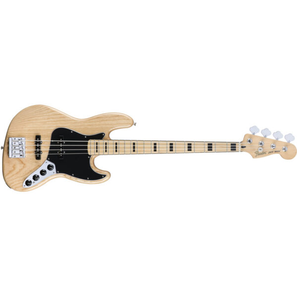 Fender Deluxe Active Jazz Bass - Maple Board, Natural, Gig Bag