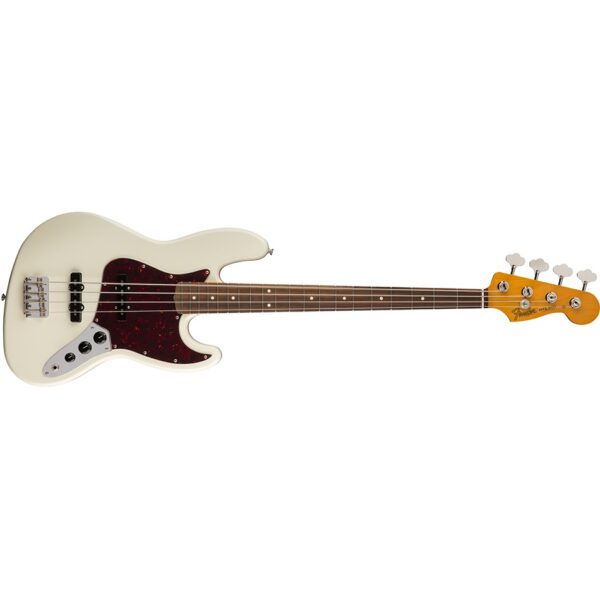 Fender '60s Jazz Bass Lacquer, PF Neck, Olympic White