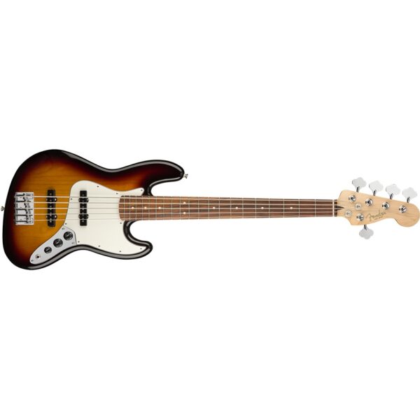 Fender Player Jazz Bass V - PF Neck, 3-Color Sunburst