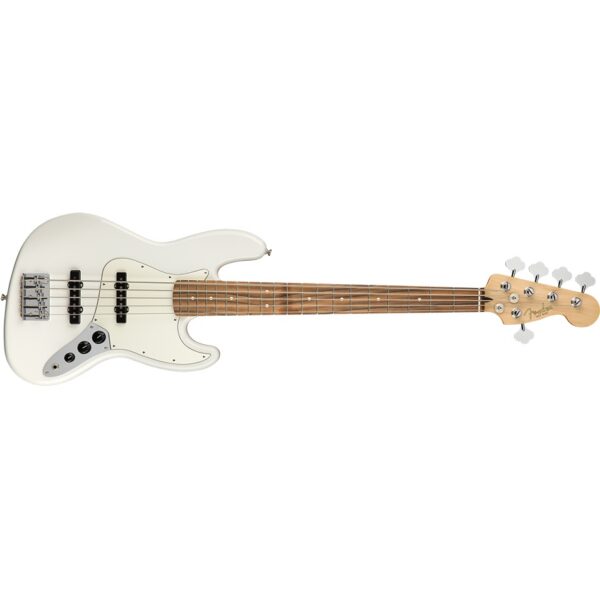 Fender Player Jazz Bass V - Polar White, Pau Ferro