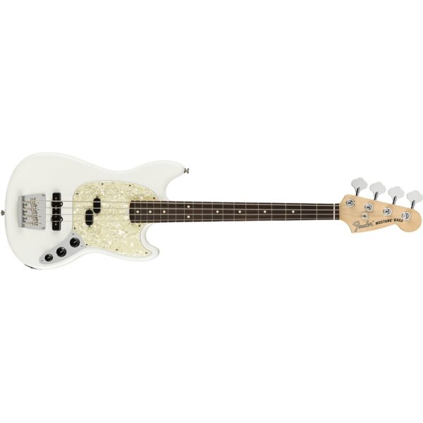Fender American Performer Mustang Bass RW - Artic White