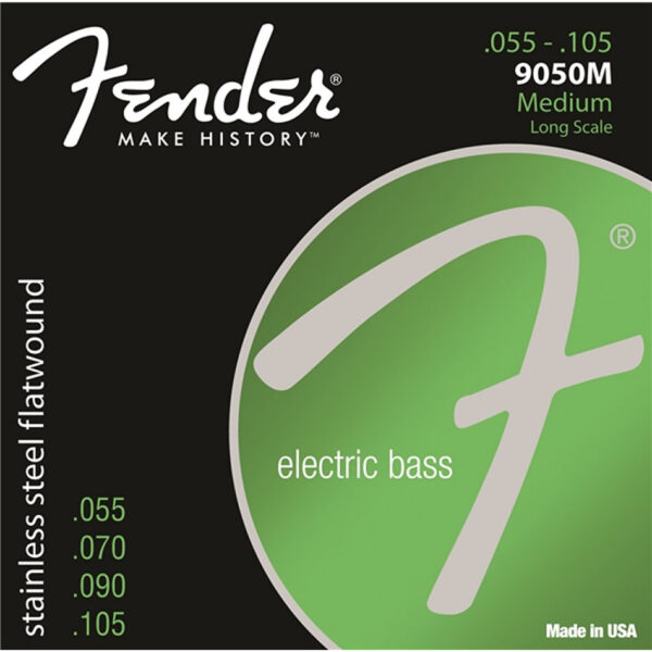 Fender 9050 Medium .055-.105 Flatwound Bass Strings