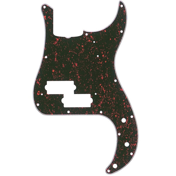Fender '60s P Bass Pickguard - 13-Hole Tortoise Shell