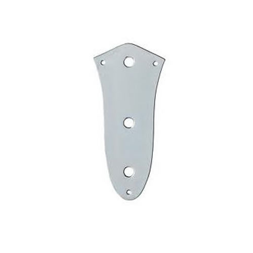 Fender Jazz Bass Control Plate – Chrome 4-Hole