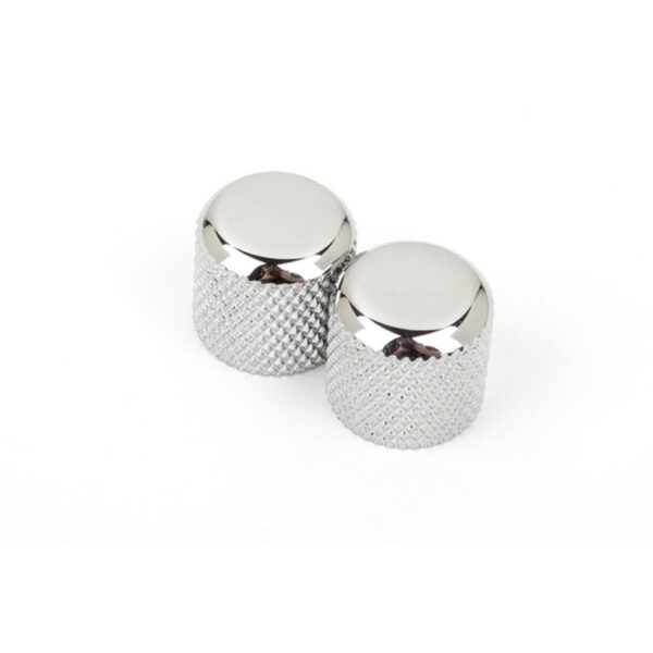 Fender P Bass Dome Knobs (2) - Chrome