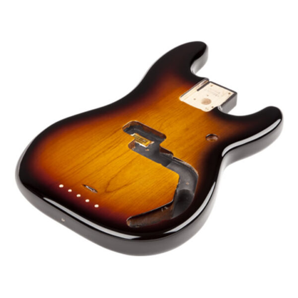 Fender P-Bass Alder Replacement Body - Brown Sunburst