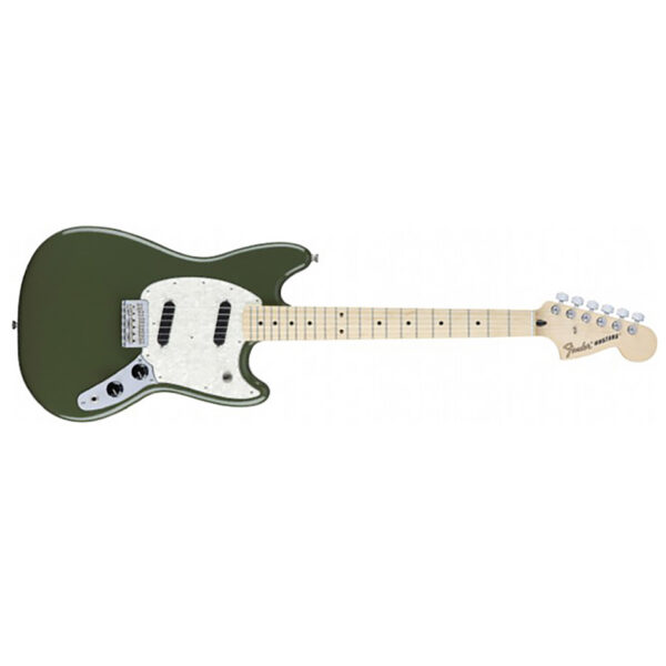 Fender Mustang MN Olive – Short-Scale Demo, Gently Used
