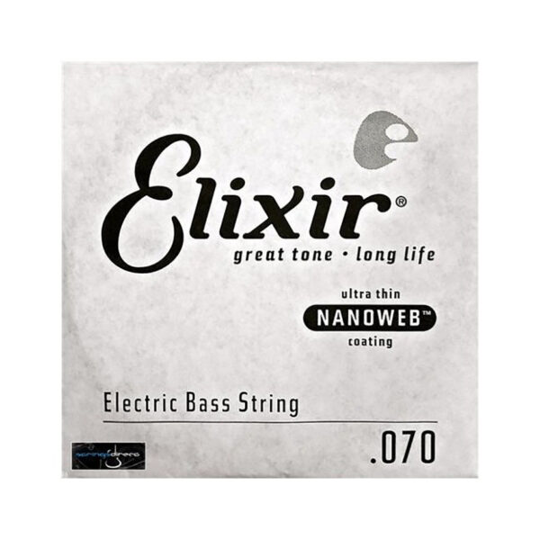 Elixir NANOWEB .070 Single Bass String - Nickel Steel