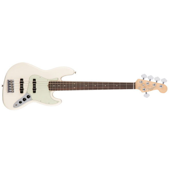 Fender American Professional Jazz Bass V Rosewood Olympic White