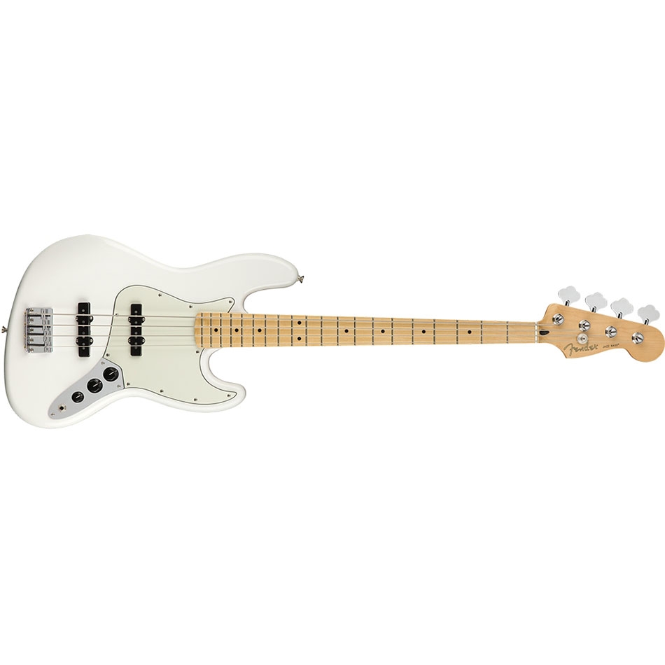 Fender Player Jazz Bass, Maple Neck, Polar White