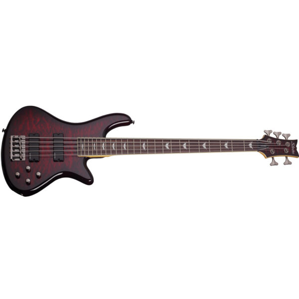 Schecter Stiletto Extreme-5 5-String Bass - Black Cherry