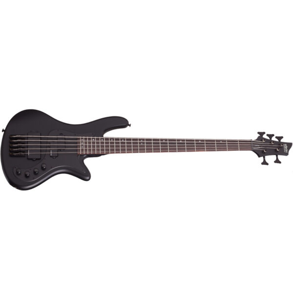 Schecter Stiletto Stealth-5 5-String Bass - Satin Black