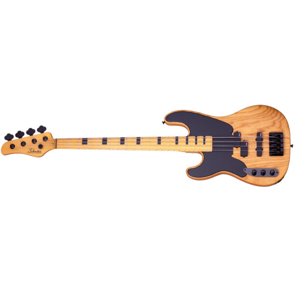 Schecter Model-T Session LH Bass - Aged Natural Satin