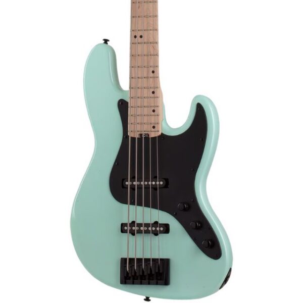 Schecter J-5 5-String Bass, Alder/Maple - Sea Foam Green