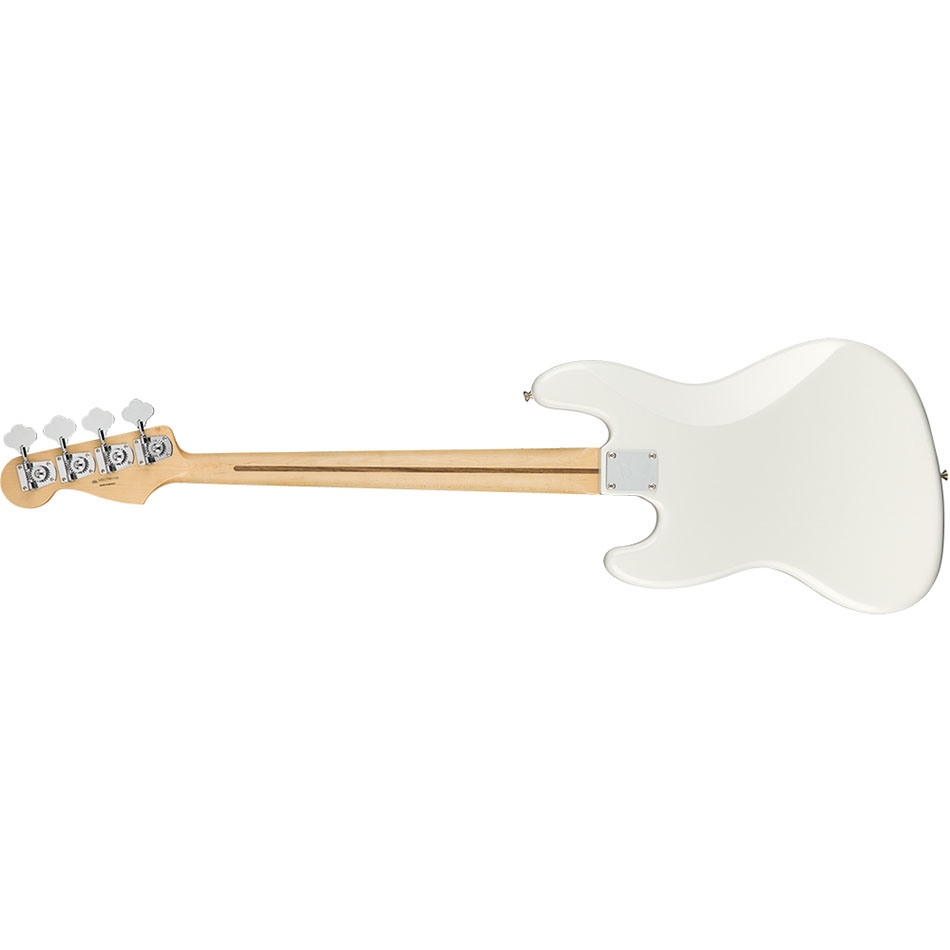 Fender Player Jazz Bass, Maple Neck, Polar White - Image 2