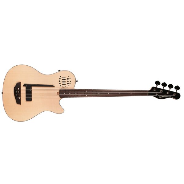 Godin A4 Ultra SA 4-String Bass - Natural, Fretted
