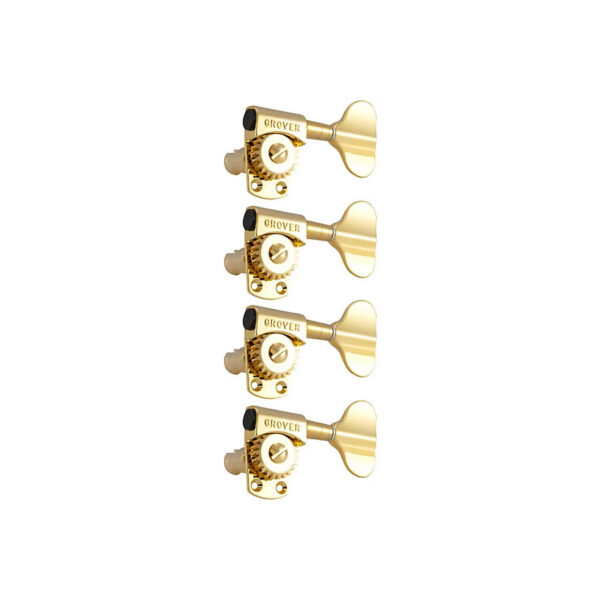 Grover 145C Titan Bass Tuners - 4-In-Line Left-Hand, Gold