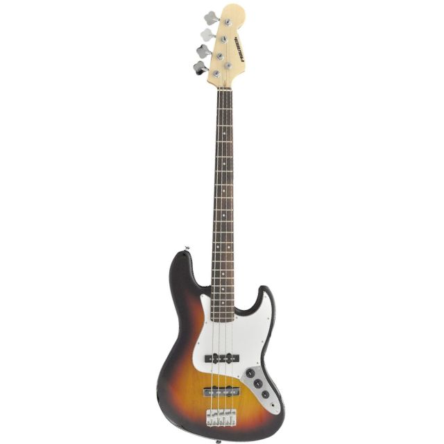 Playtech JB420 Rose Sunburst Bass Guitar - Image 2
