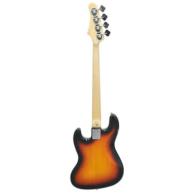Playtech JB420 Rose Sunburst Bass Guitar - Image 3