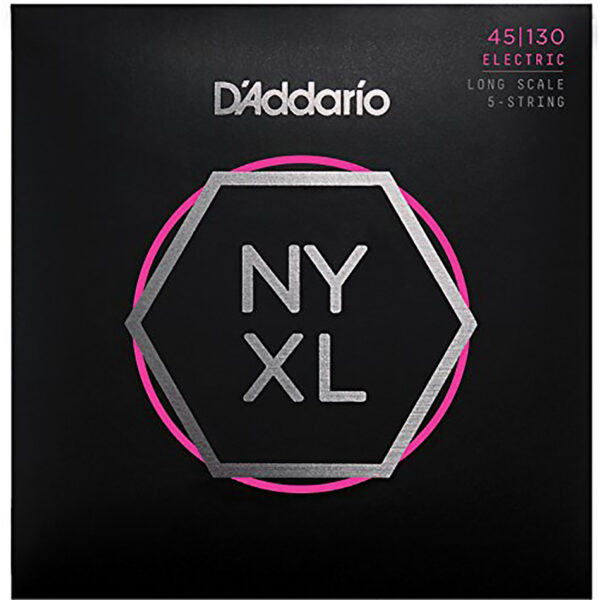 D'Addario NYXL45130 5-String Bass Strings 45-130