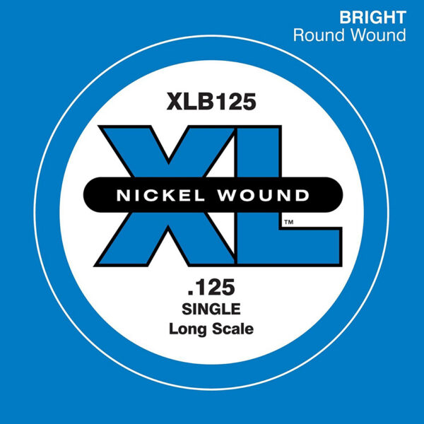 D'Addario XLB125 Single Bass String - .125 Long Scale