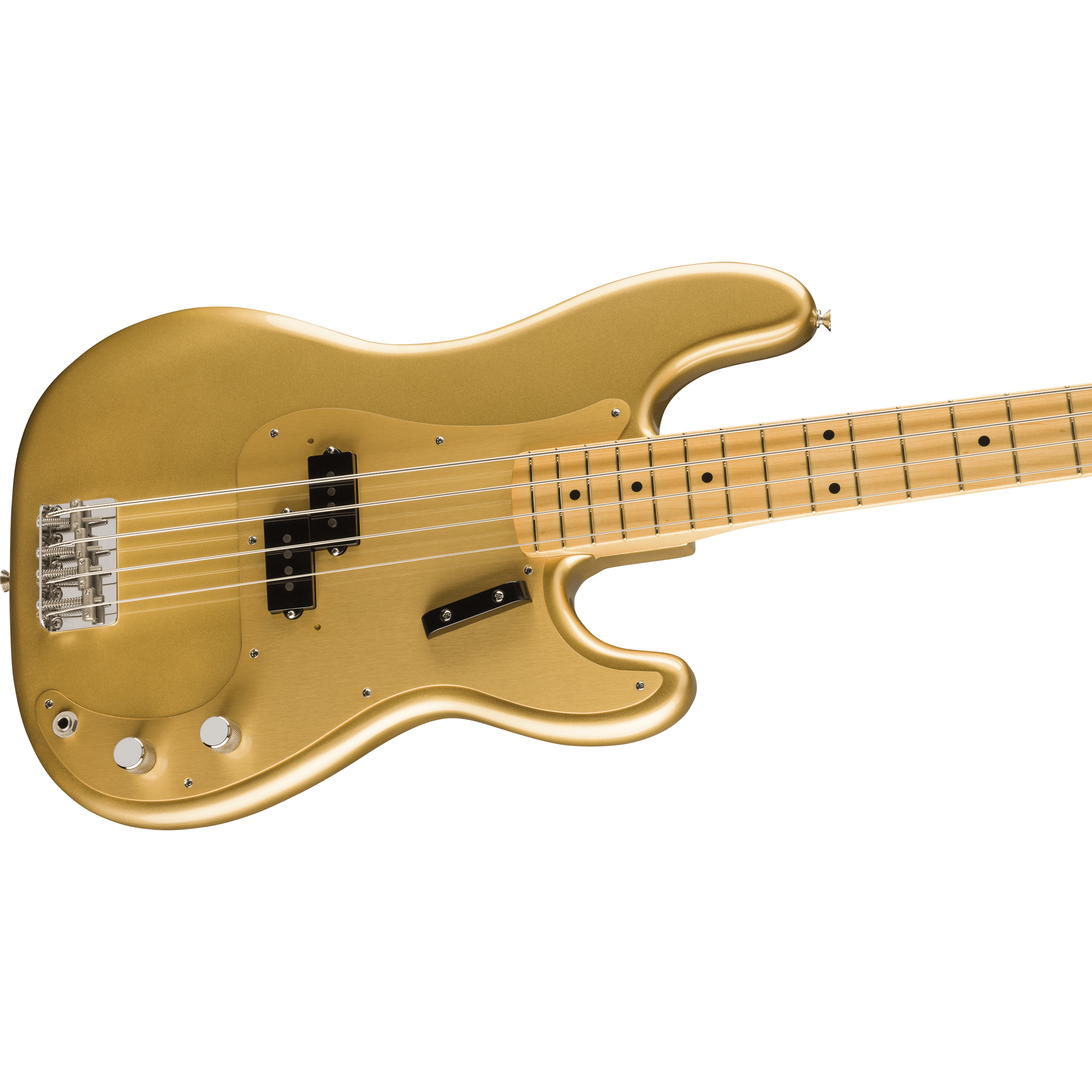 Fender American Original '50s Precision Bass, Maple FB, Aztec Gold - Image 2