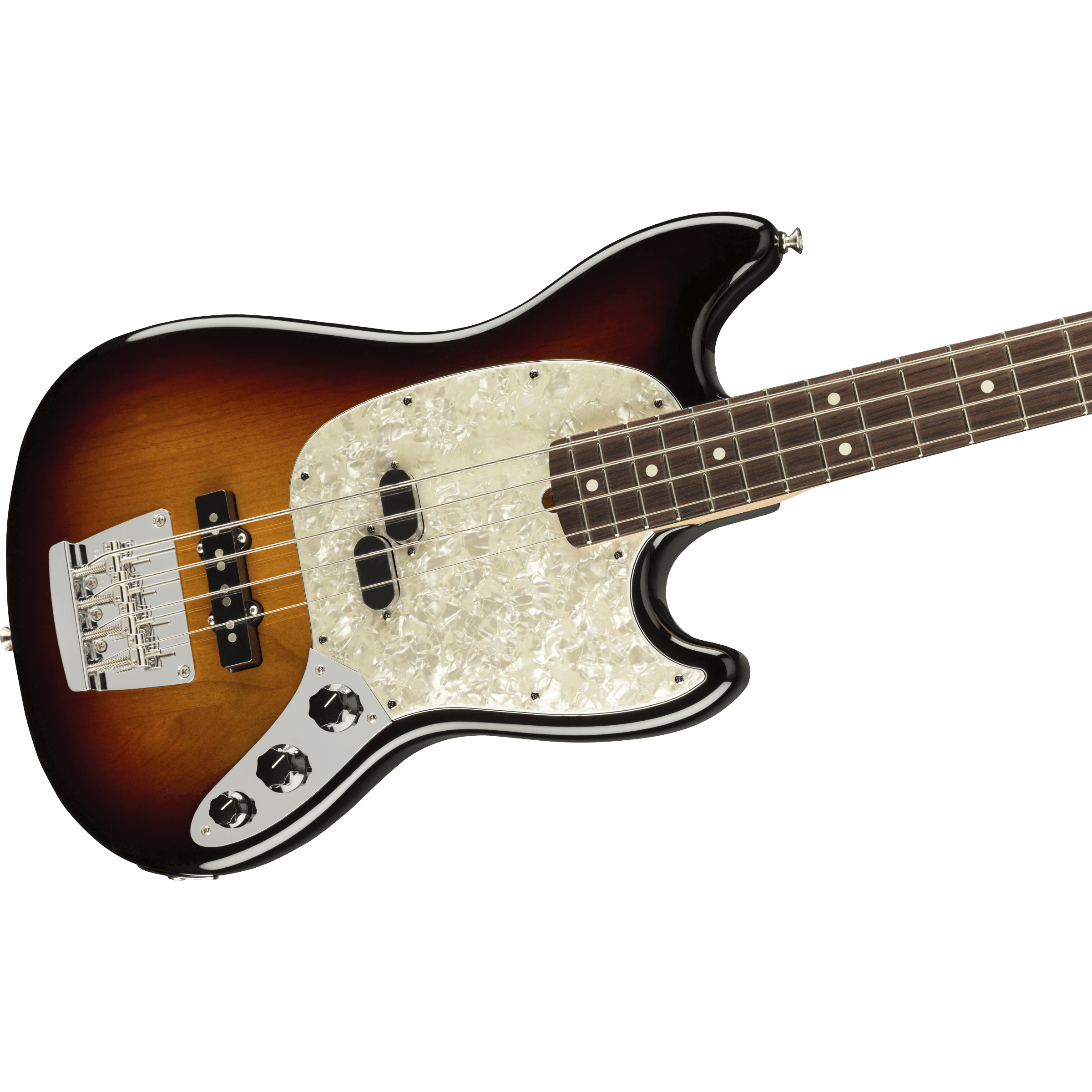 Fender American Performer Mustang Bass RW – 3-Tone Sunburst - Image 2