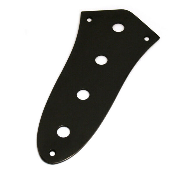 AllParts J Bass Control Plate, 4-Hole Black