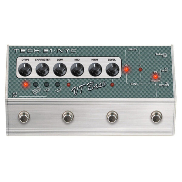 Tech 21 SansAmp VT Bass Deluxe Preamp/DI Pedal