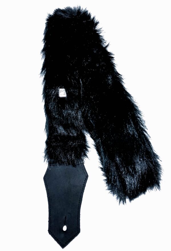 GET'M GET'M Black Faux Fur Bass Strap