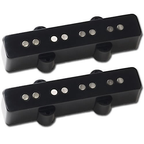 Suhr Classic Jazz Bass Pickup Set - Black JBC Neck & Bridge
