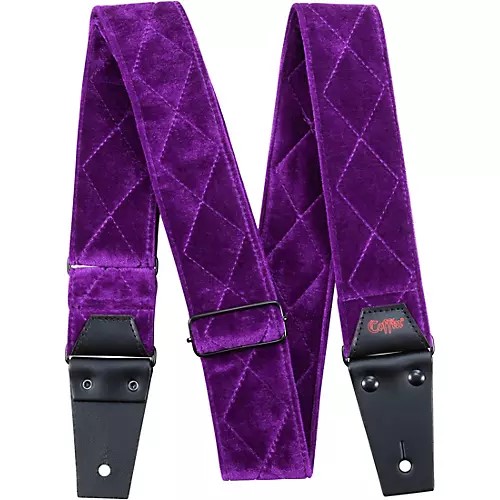 Coffin Case The Count Purple Velvet 2" Bass Strap
