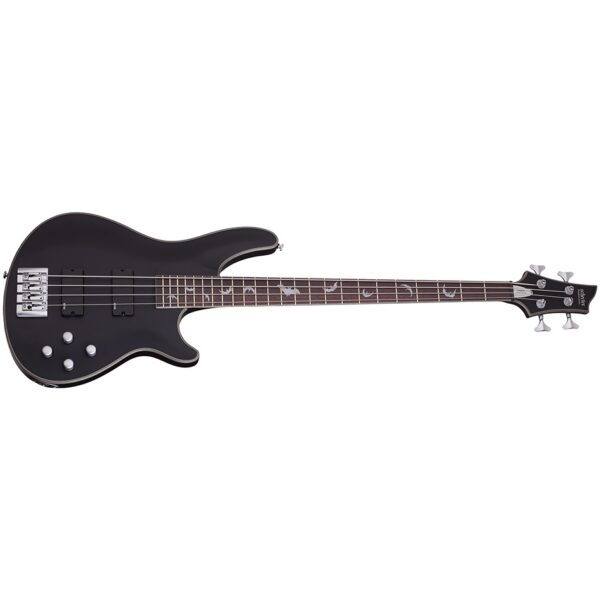 Schecter Damien Platinum-4 Bass, RW Neck, Satin Black
