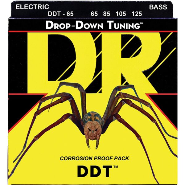 DR Strings DDT Drop Down Tuning Bass Strings 65-125