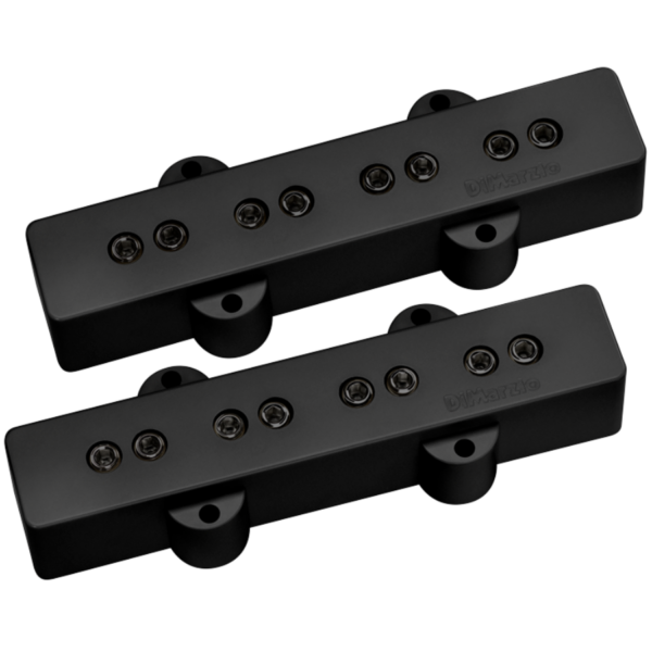 DiMarzio Model J Bass Pickup Set - Black (DP123)