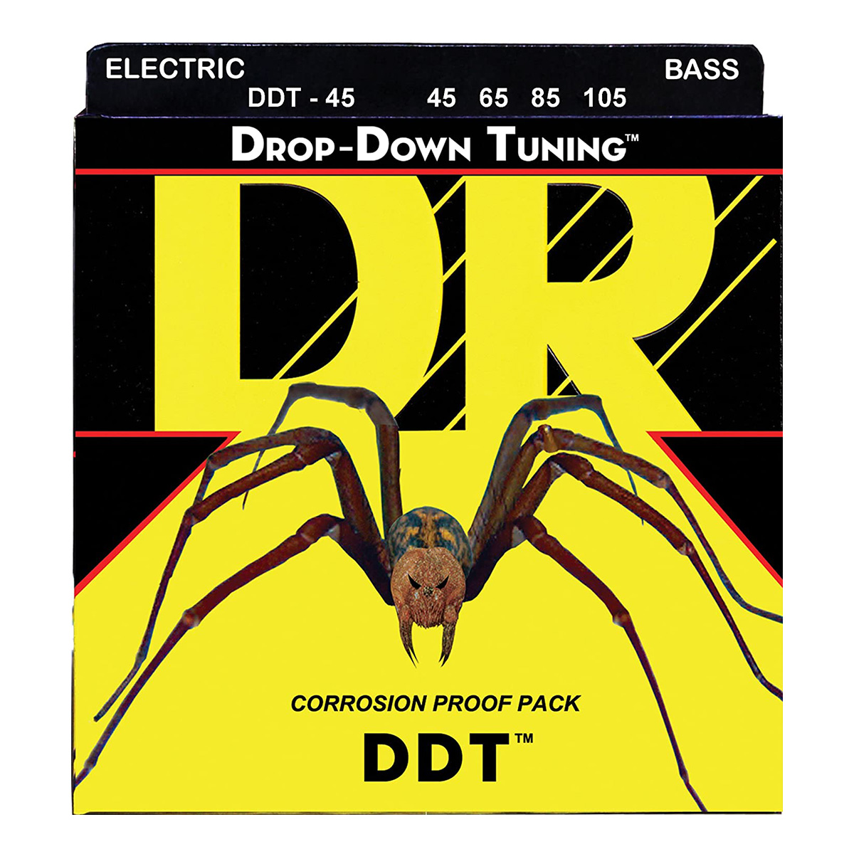DR Strings DDT Drop Down Tuning Bass Strings 45-105