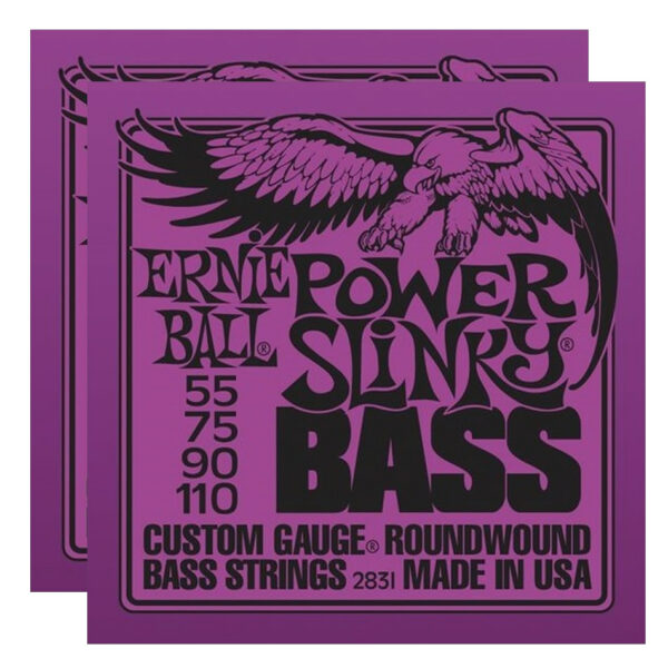 Ernie Ball Power Slinky Bass Strings 2831 - 2 Pack