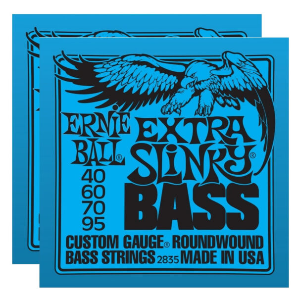 Ernie Ball Extra Slinky Nickel Bass Strings 2835 - 2 Pack