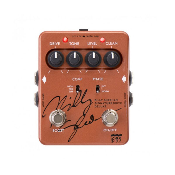 EBS Billy Sheehan Drive Deluxe Bass Overdrive Pedal