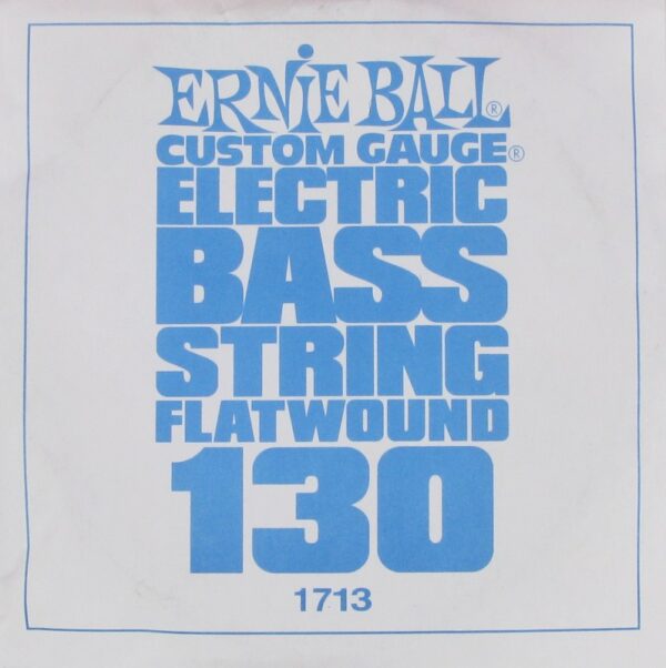 Ernie Ball .130 Flatwound Bass String - Chrome Steel