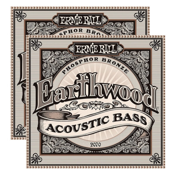 Ernie Ball Earthwood Acoustic Bass Strings 2070 - 2 Pack