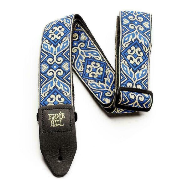 Ernie Ball Tribal Blue Jacquard Bass Strap