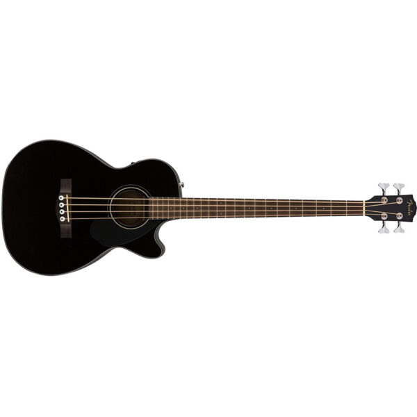 Fender CB-60SCE Acoustic-Electric Bass - Black, Rosewood Neck