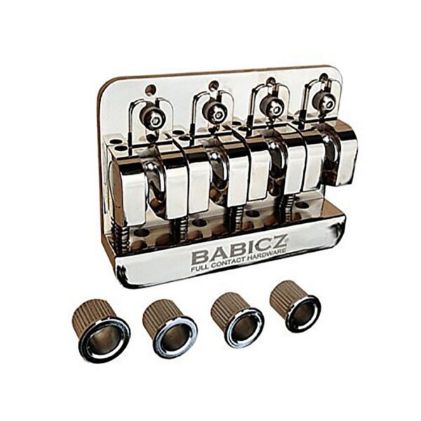 Babicz FCH 4-String Bass Bridge - String-Thru, Chrome