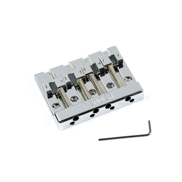 Fender HiMass 4-String Bass Bridge, Zinc Saddles - Chrome