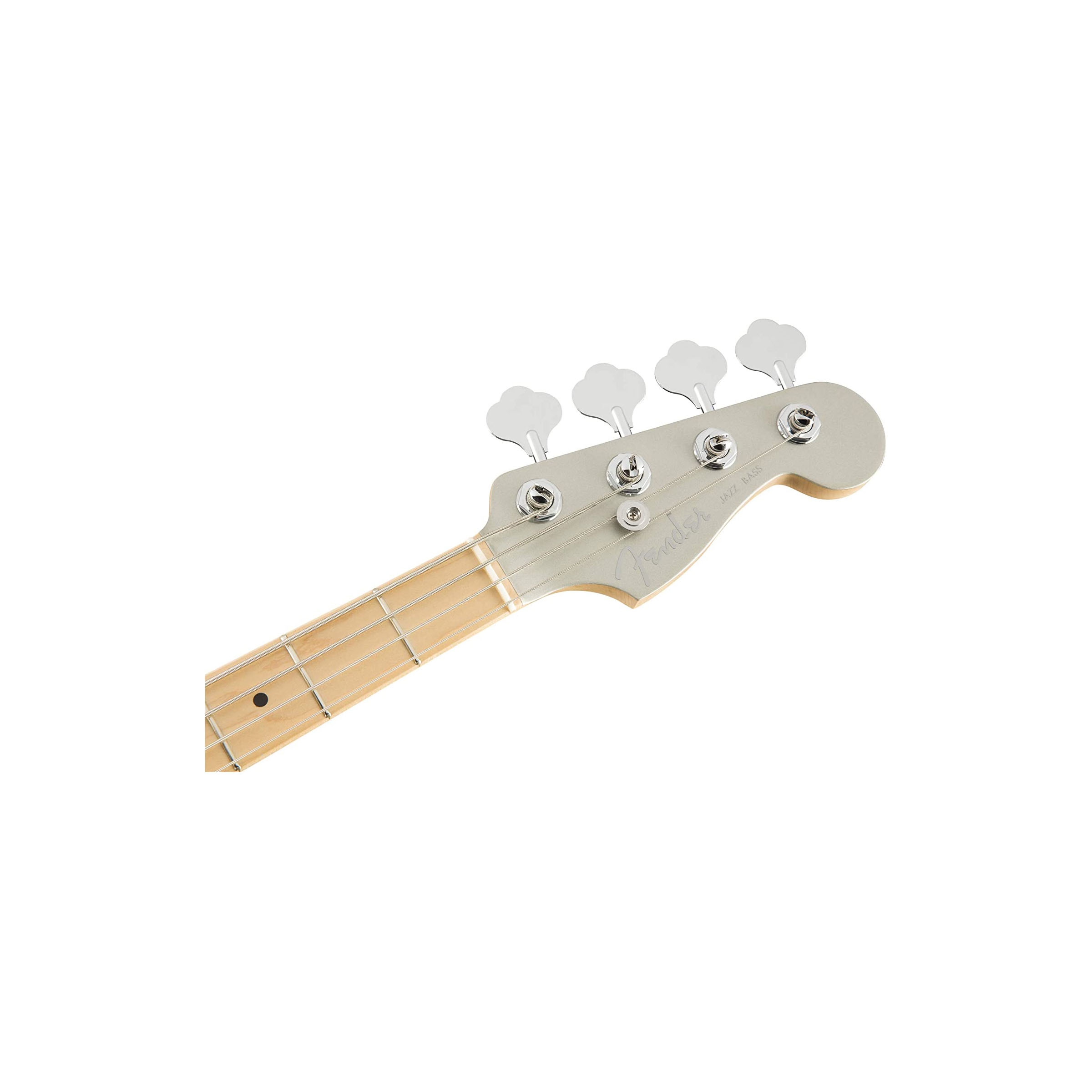 Fender Flea Jazz Bass Active - Satin Inca Silver w/ Case - Image 4